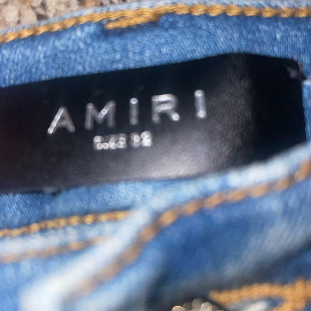 Blue Amiri Jeans - Picture 3 of 6